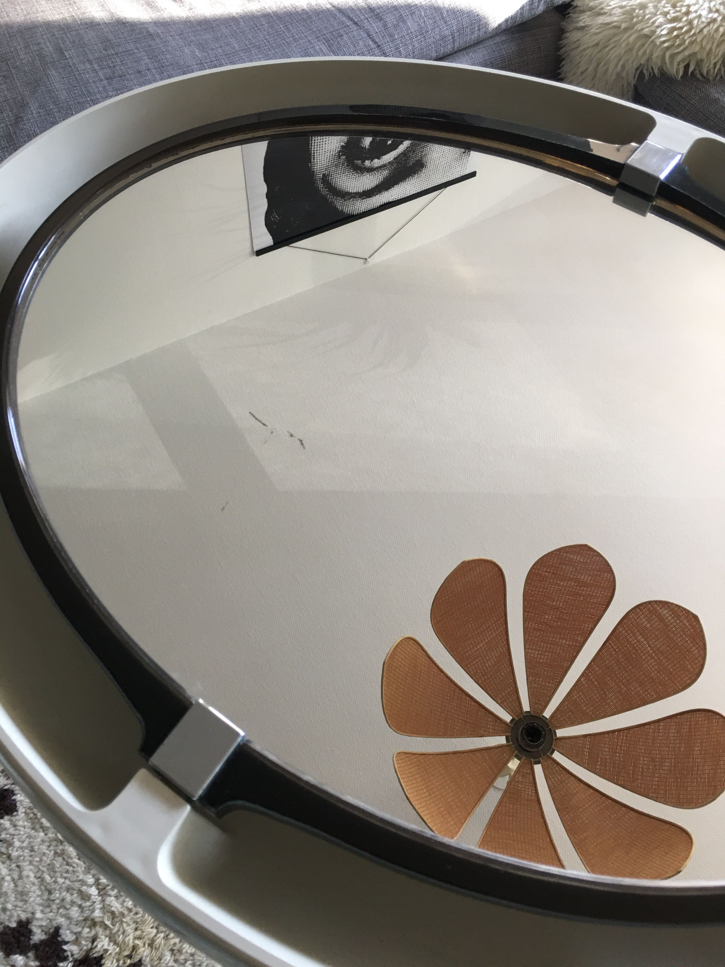 Light mirror Allibert 1970