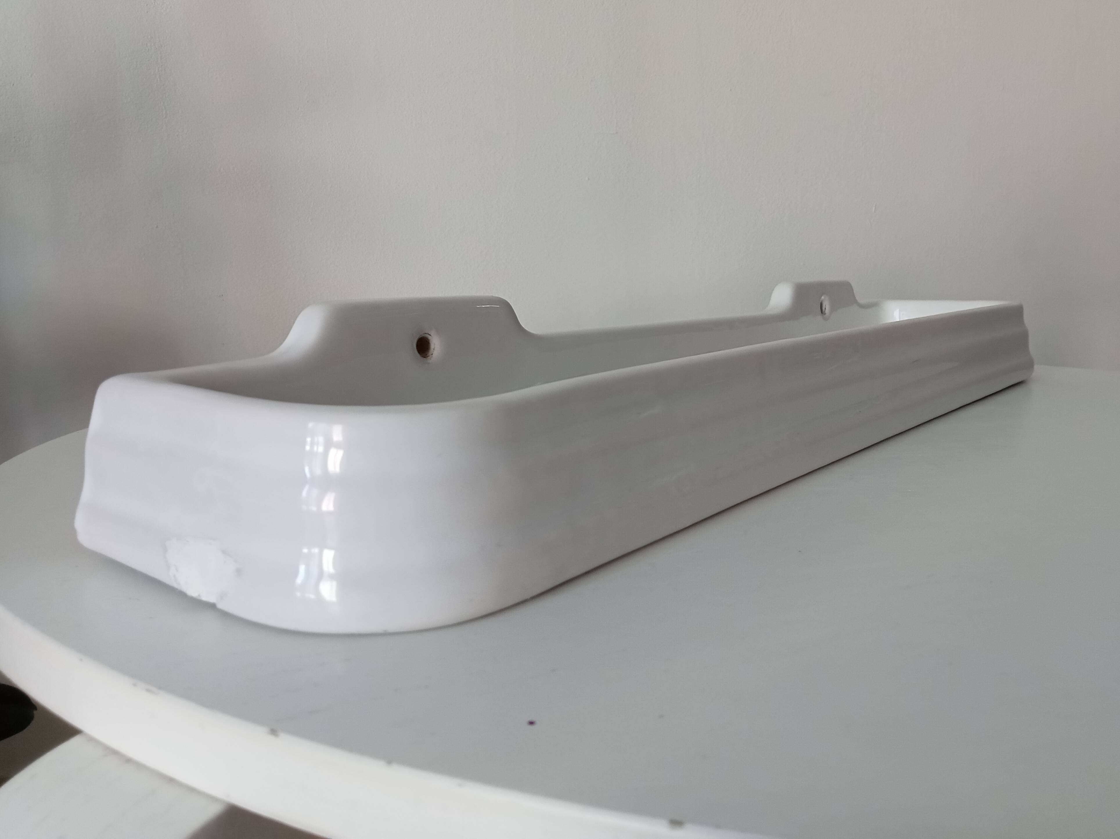 50s Art Deco Bathroom Wall Shelf