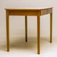 Small maple desk with a laminate top and two drawers, Fritz Hansen, 1950s.