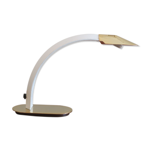 Lampe de bureau en cuir