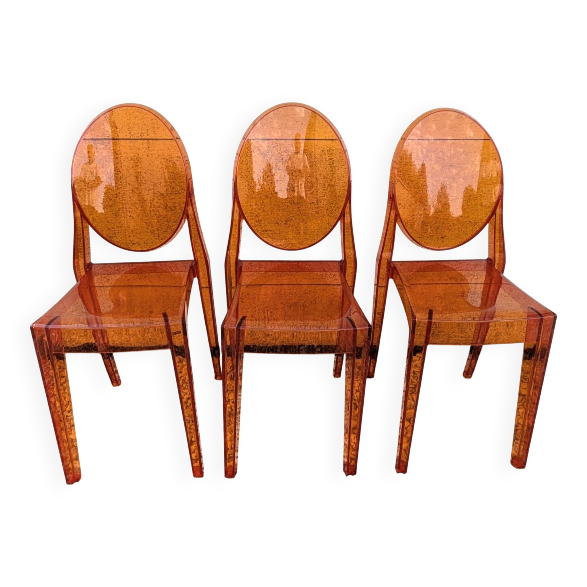 chaises Ghost Kartell design  Starck