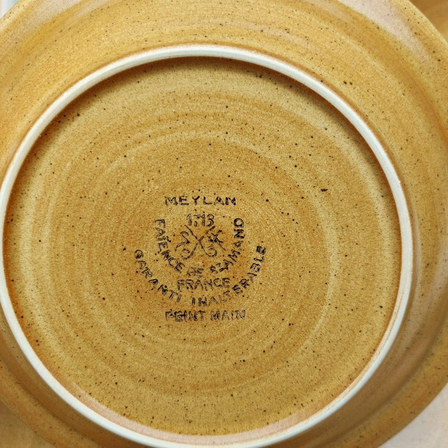St Amand Meylan stoneware soup plates