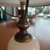 White porcelain lamp