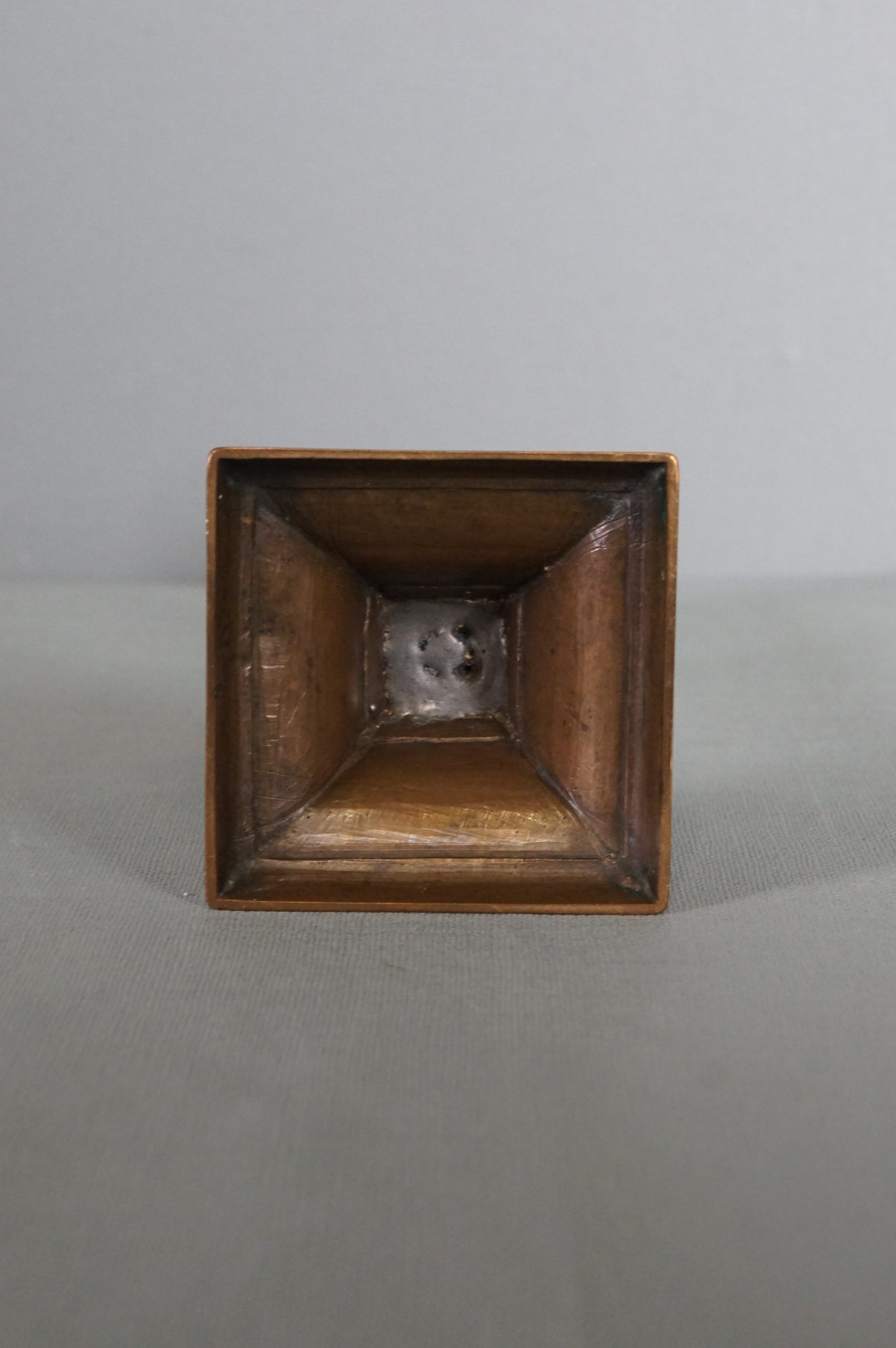French brass candle holder nineteenth century