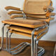 Set of 6 B64 chairs by Marcel Breuer