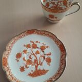 4 coffee cups Haviland Limoges model "Coral Tree" 1958