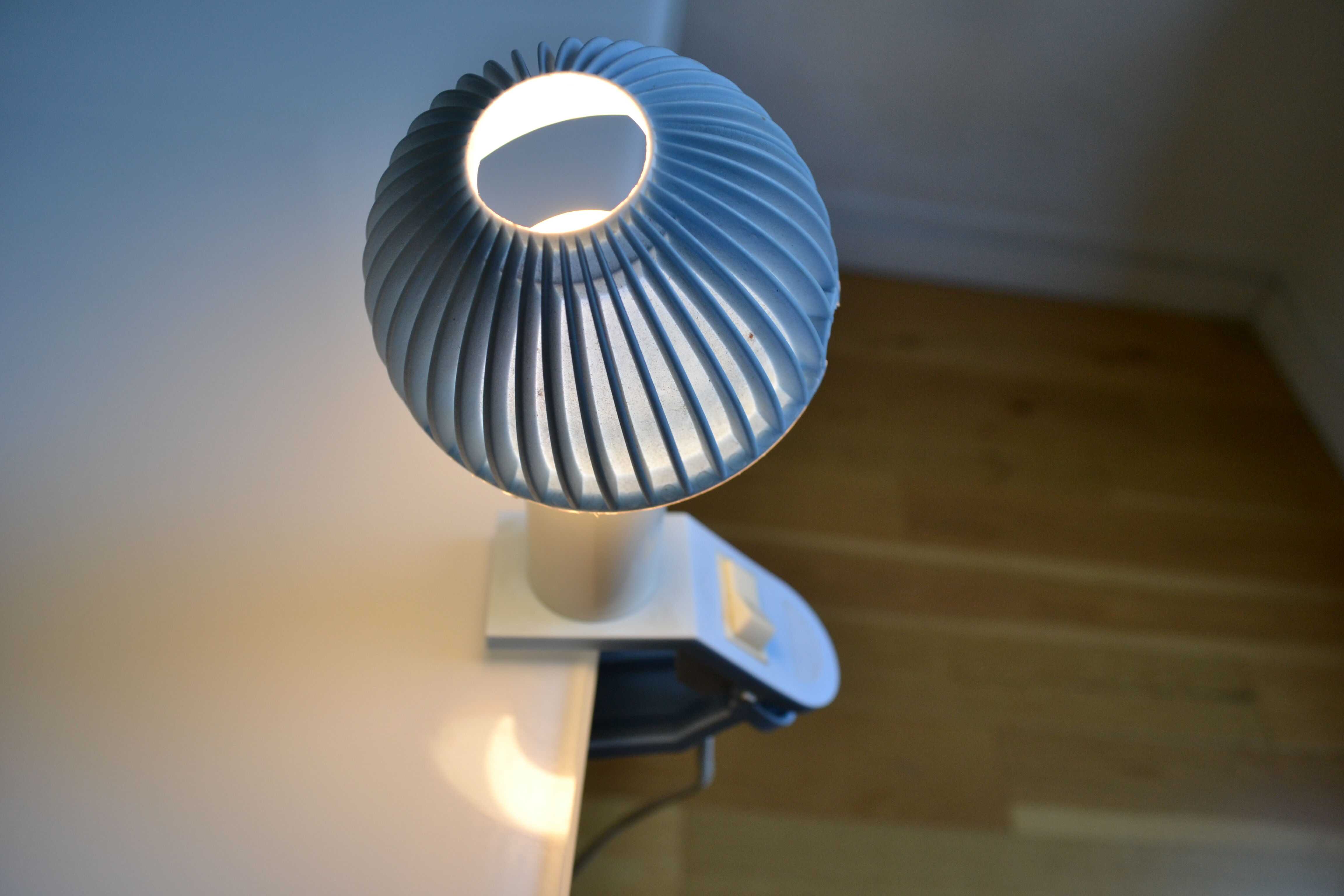 Spot lamp with mushroom clip sarlam years 80