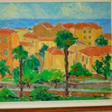 "Coastal Town" by Willy Lindeberg