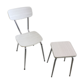 Chaise et tabouret