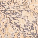 6x8 Vintage Cream & Black Oriental Persian Rug, 176x259Cm