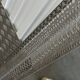Large oriental mirror in pierced metal - H 116 cm