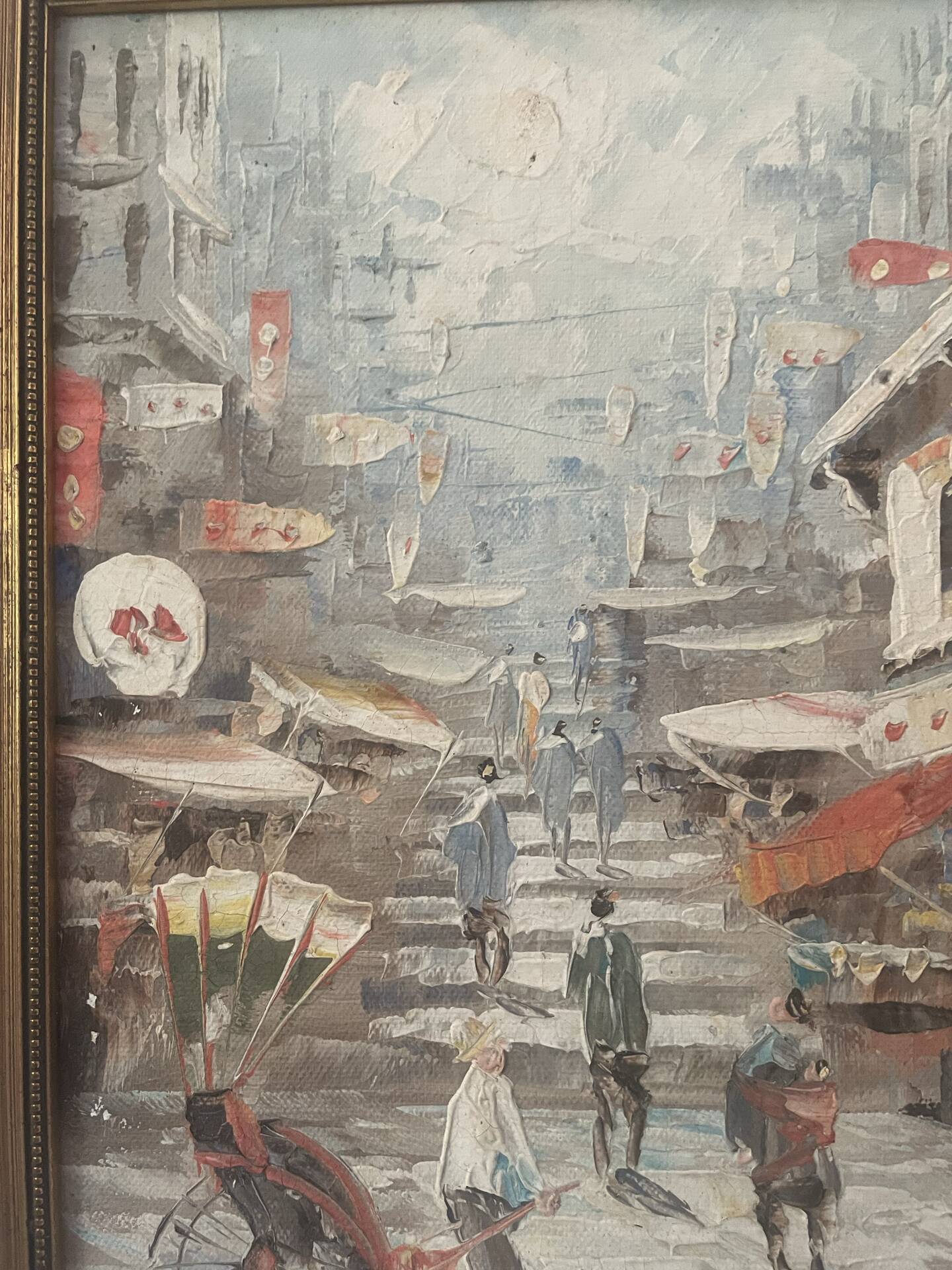 Huile sur bois orientaliste