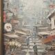 Huile sur bois orientaliste