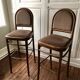 4 oak bar high chairs, sold in lots of 2