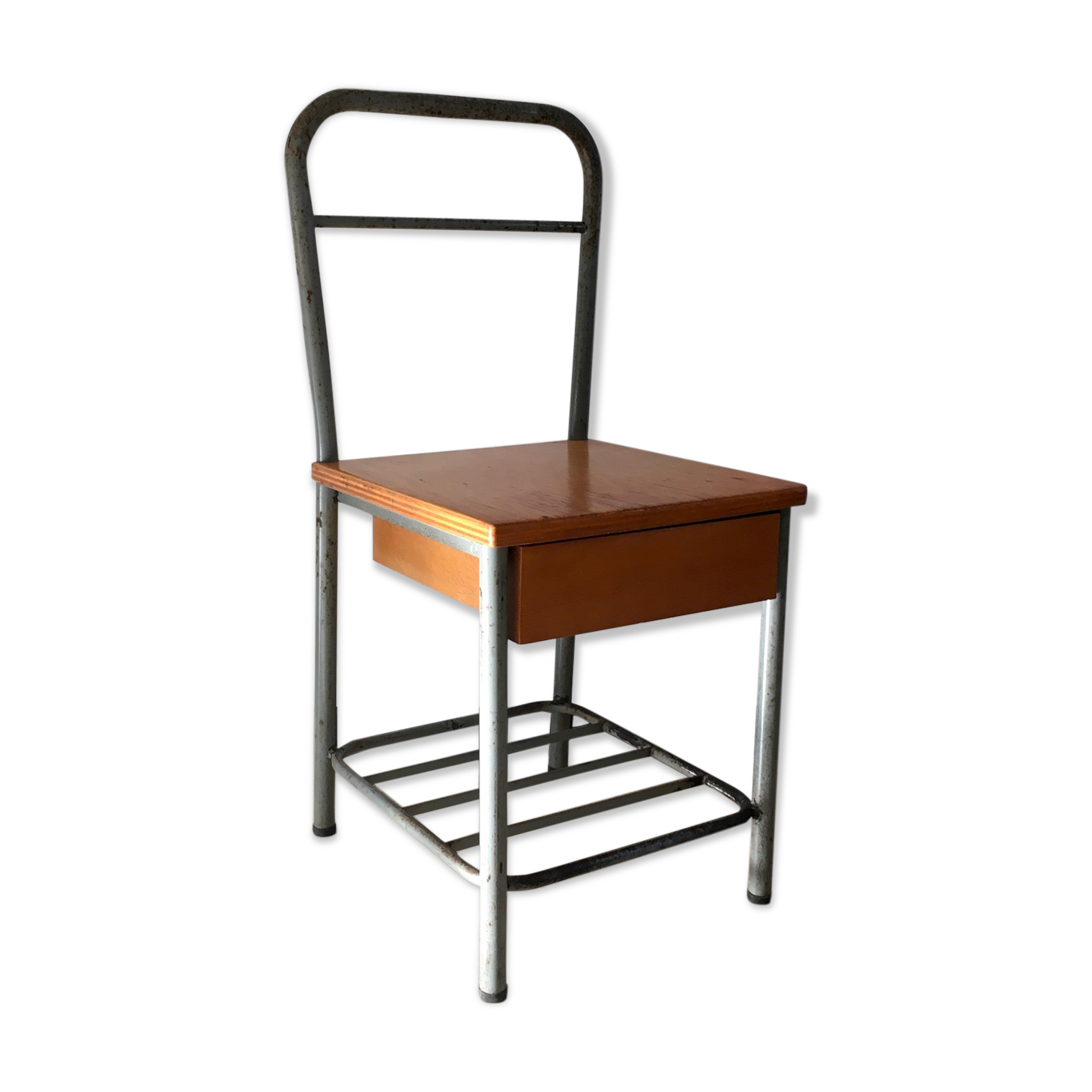 Vintage 1950s boarding school bedside