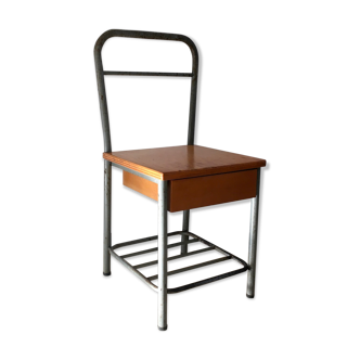 Vintage 1950s boarding school bedside