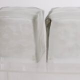 Pair of ice cube lamps