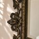 Miroir biseauté en bronze, Second Empire XIXe siècle, style Louis XV