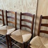 Set of 4 mulched chairs