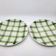 Moulin des Loups Orchies serving dishes, "Nappe" model, Green (set of 9)