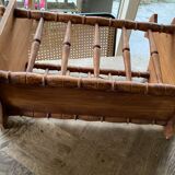 Porte revues en bois clair