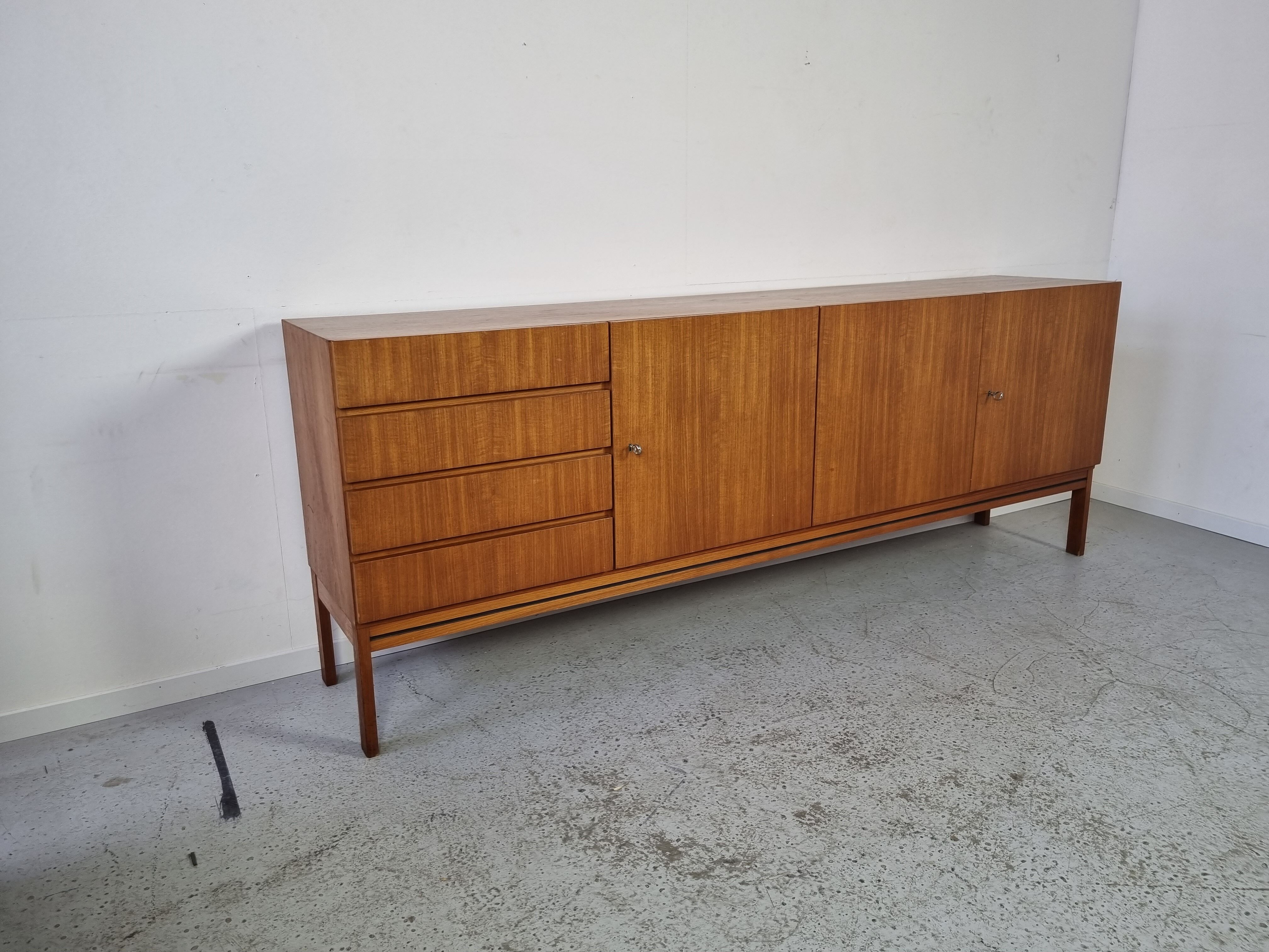 Scandinavian teak sideboard, 60s