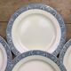 Set of 6 dinner plates Earth iron Lamartine