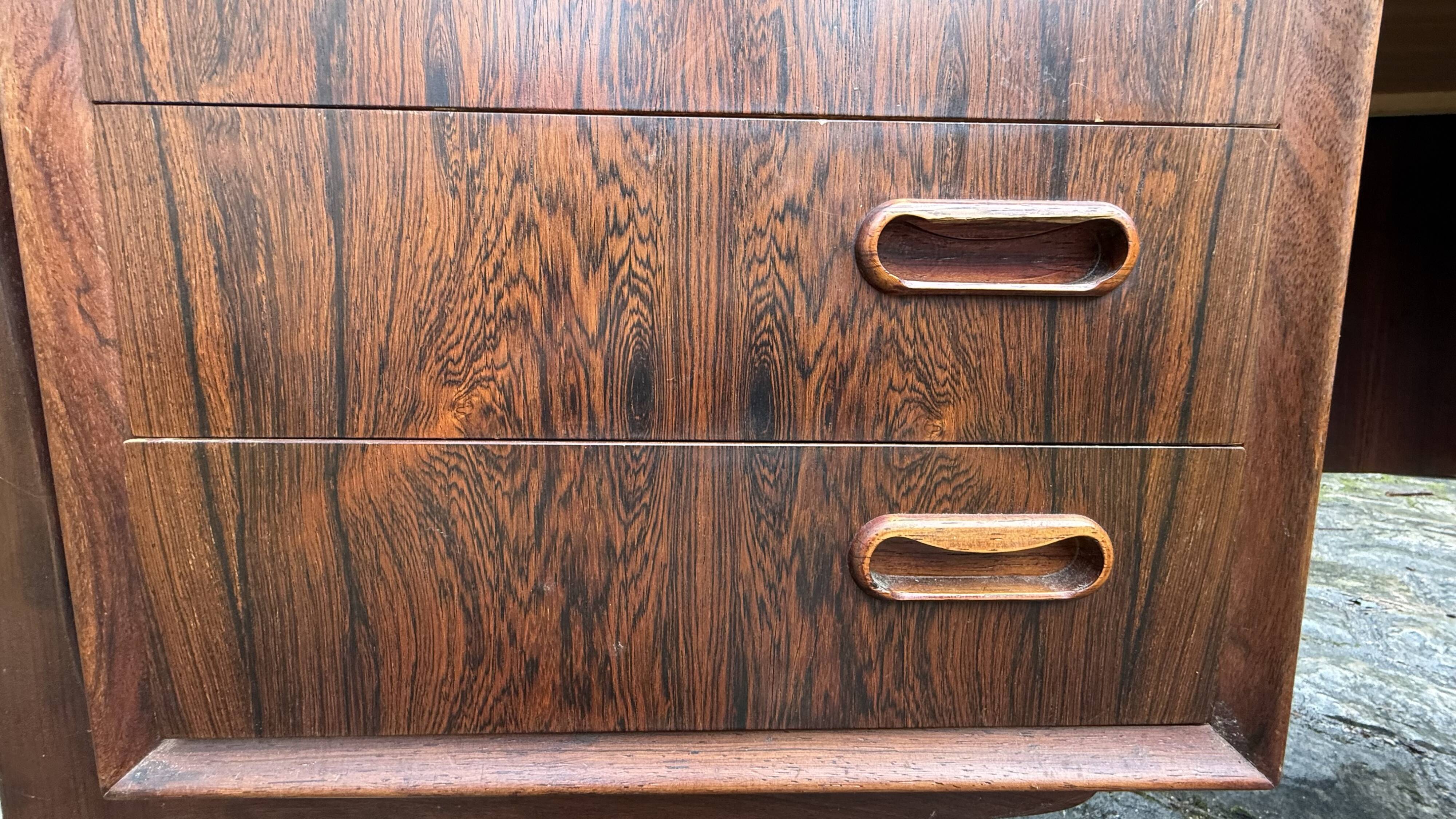 Bureau Mid-Century en Teck par Svend Age Madsen pour HP Hansen, Danemark,