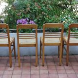 Set de 8 chaises reconstruction