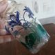 Glass hyacinth vase - vintage