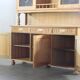 Vintage 1970 Danish Brutalist Light Oak Dining Cabinet, Henning Kjærnulf style