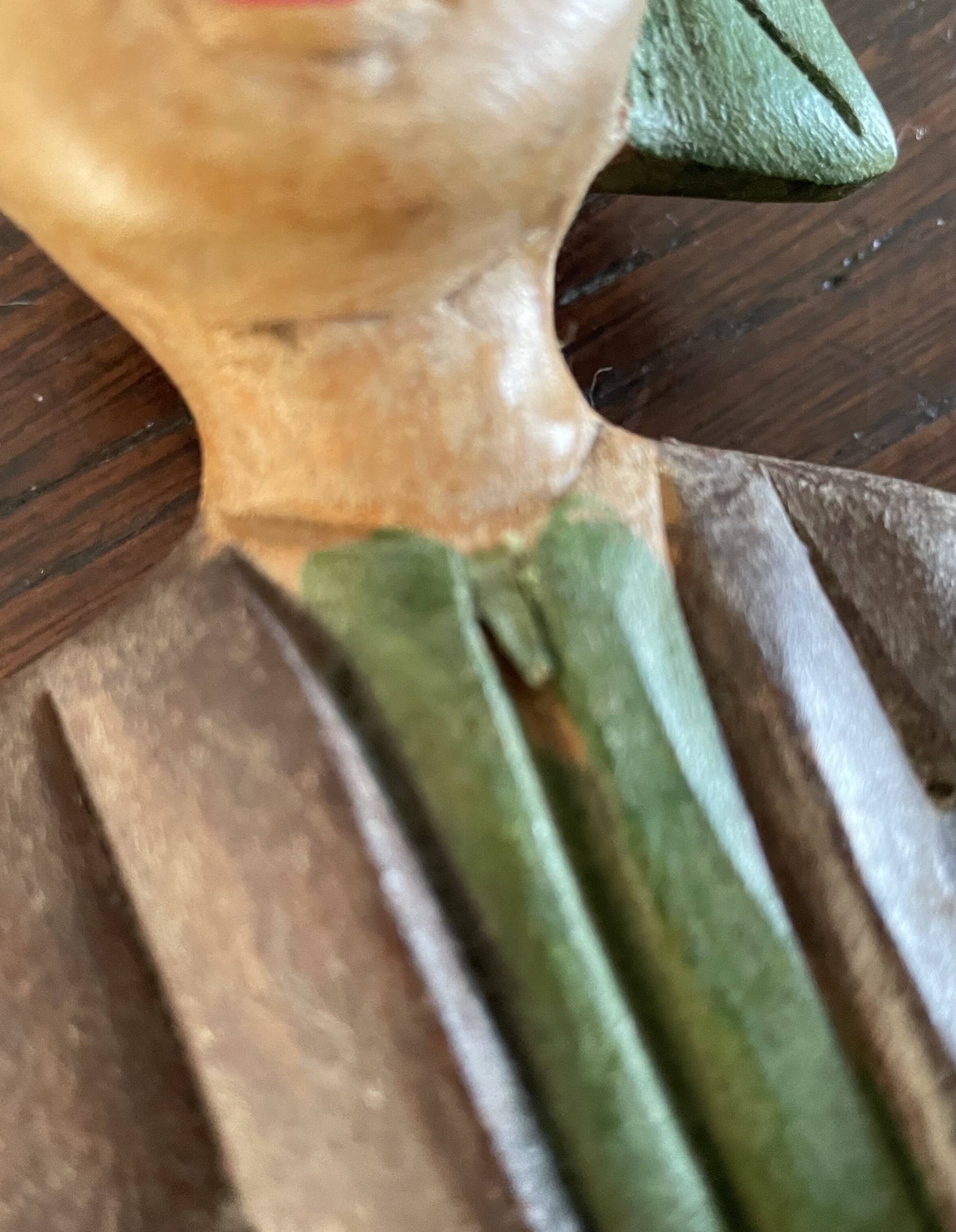 Polychrome wooden statuettes musicians from Asia