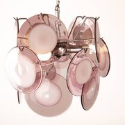 "Space Age" chandelier in Murano glass by Gino Vistosi 1970.