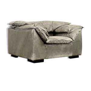 Fauteuil Monza Vintage - cuir 1970s