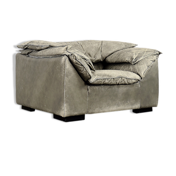 Vintage Danish Monza Leather Armchair by Jens Juul Eilersen for Niels Eilersen, 1970s