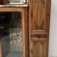 Art Deco buffet in solid walnut, 20th century.