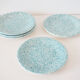 Set of 5 Italian plates Ceramica Dalia Castelforte