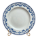 Antique English plate Crescent Ware Empire England blue garland decoration
