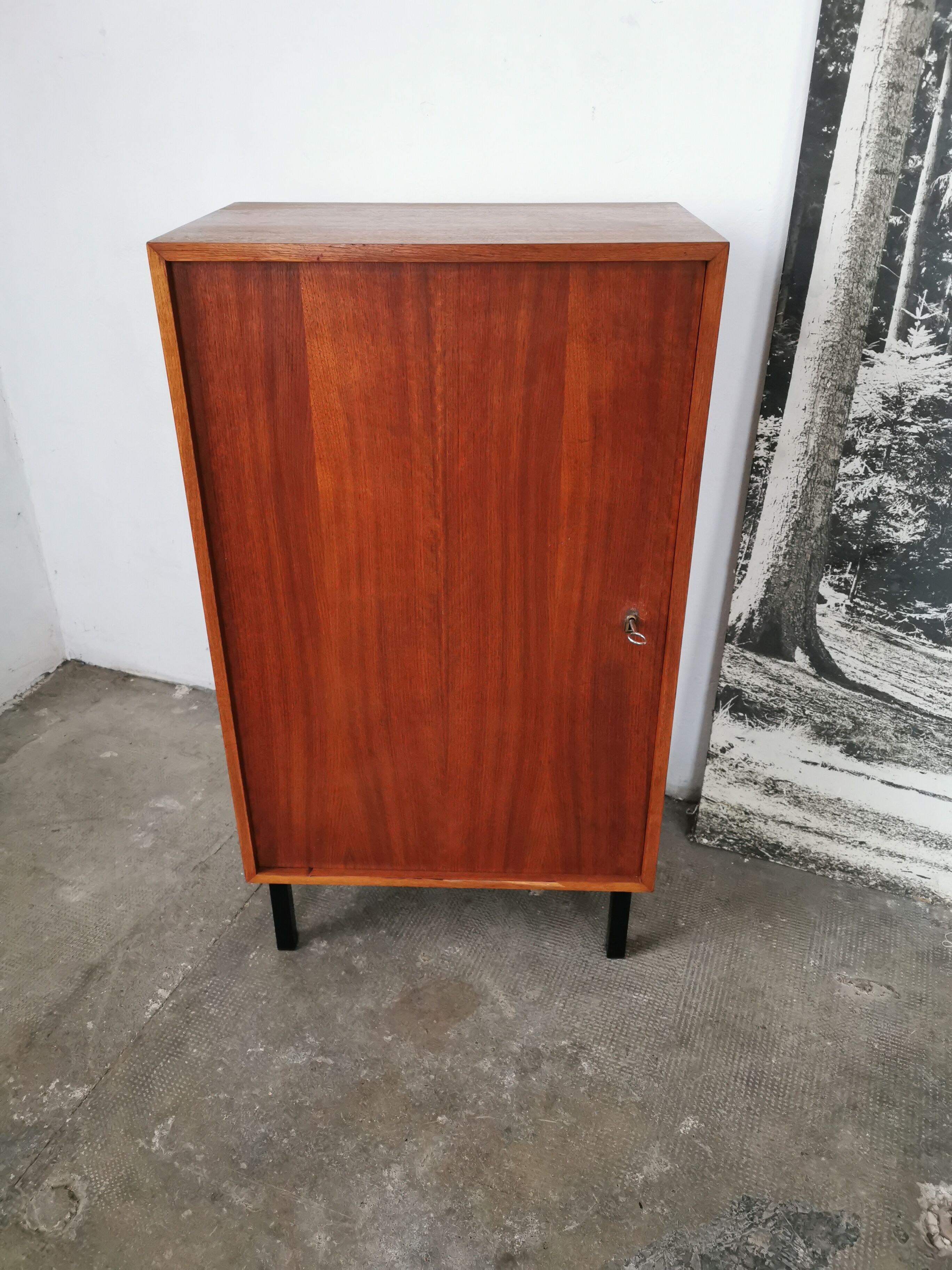 Scandinavian teak box cabinet 1970