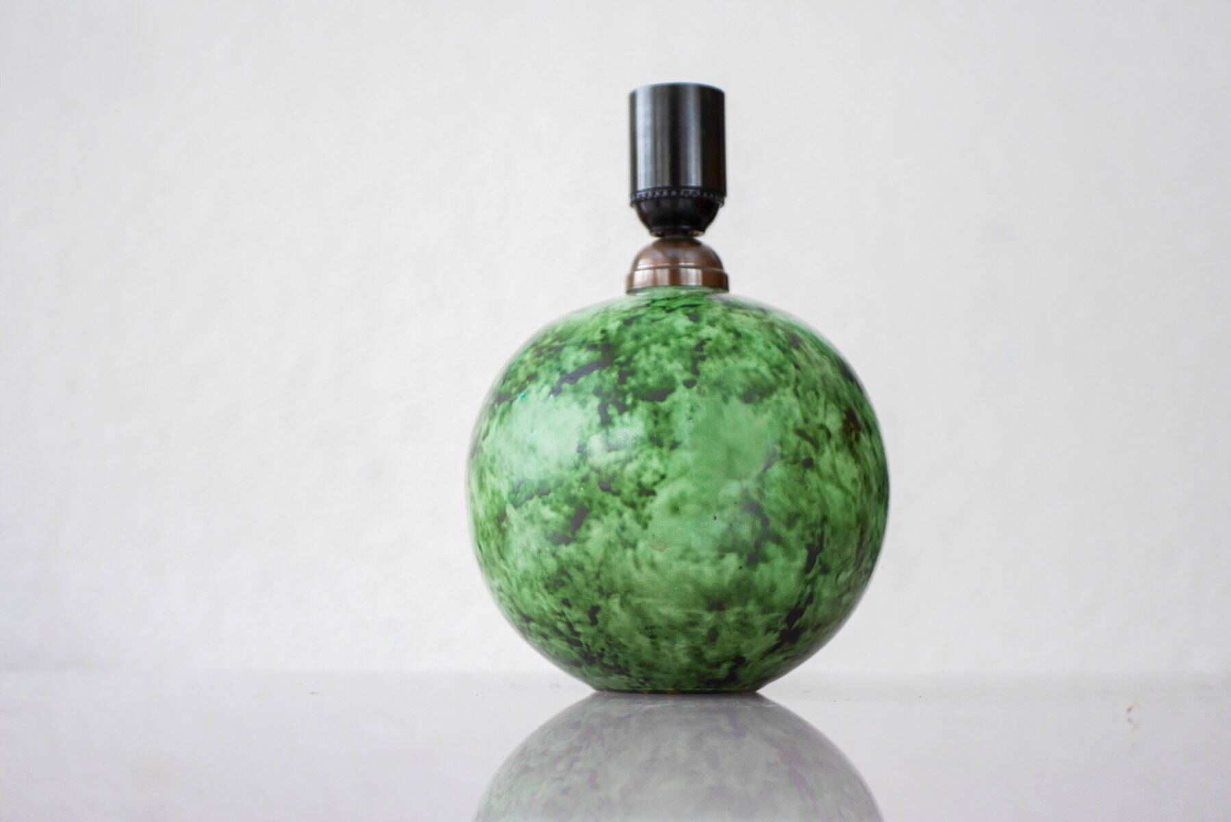 Scandinavian Art Deco table lamp in ceramic by Erik Mornils for Nittsjö, 1930s