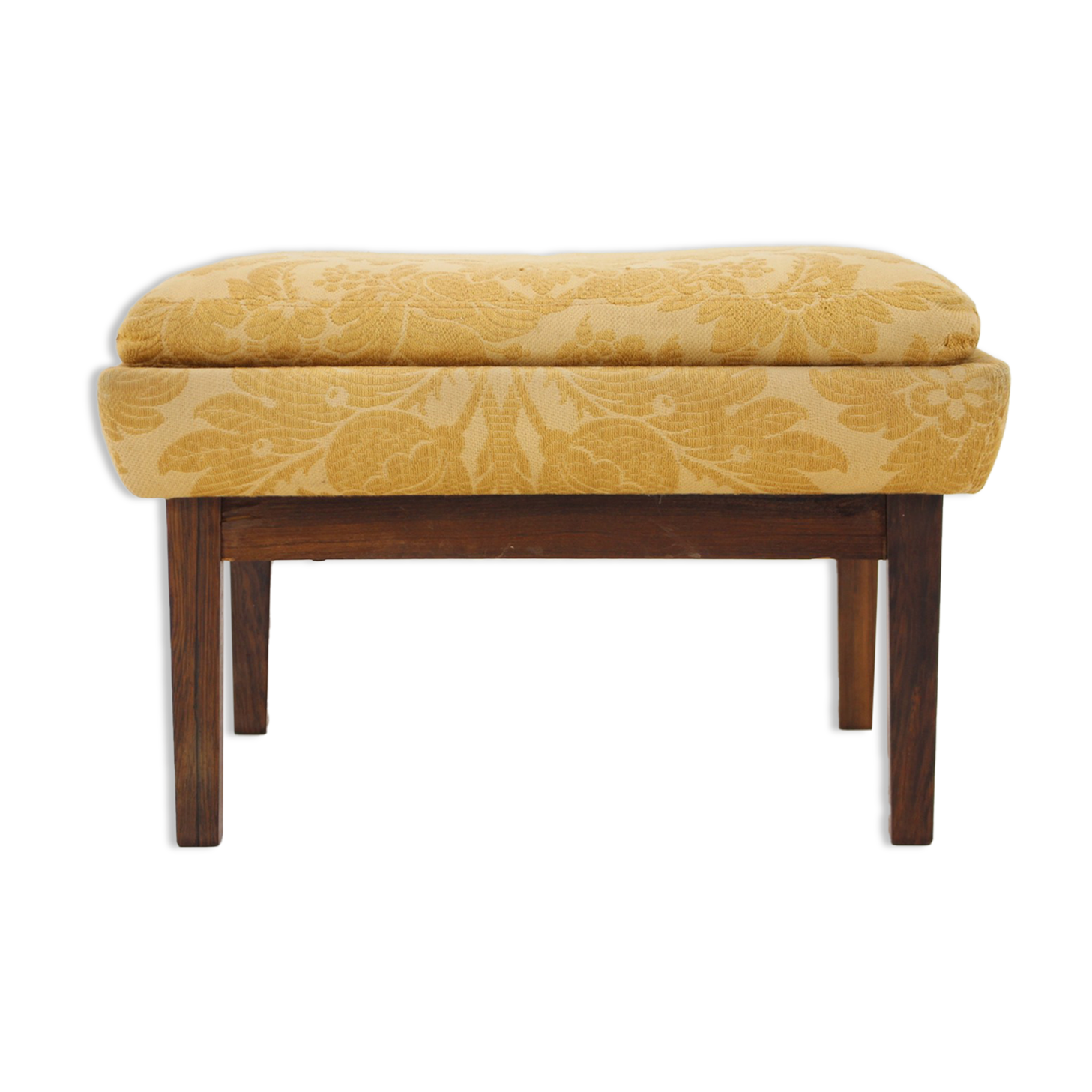 1960s rosewood stool in fabric, denmark