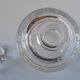 Cut crystal carafe Czechoslovakia
