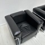 ‘90s Vintage LC2 Armchairs by Le Corbusier &Charlotte Perriand  for Cassina