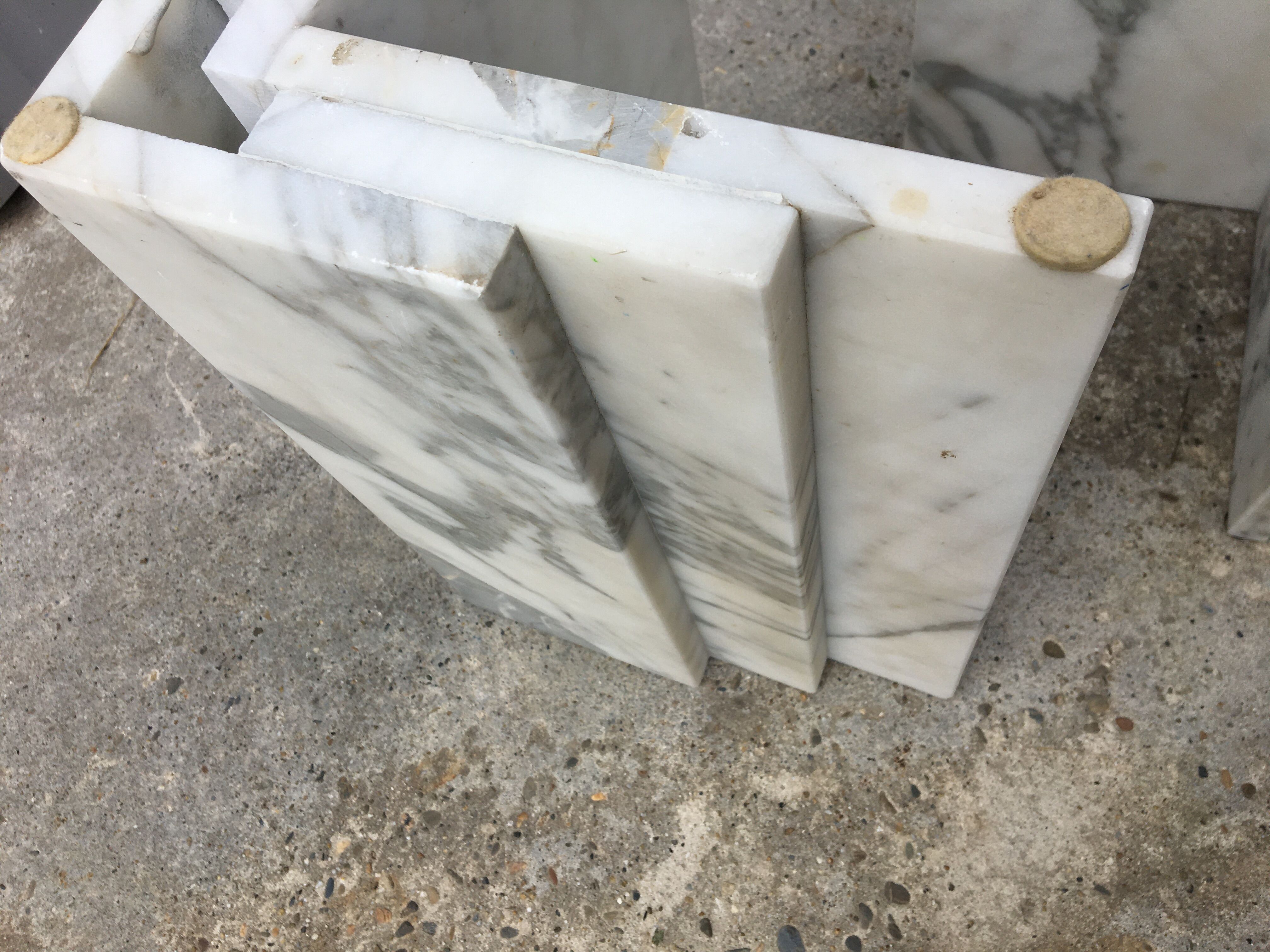 1970 marble coffee table