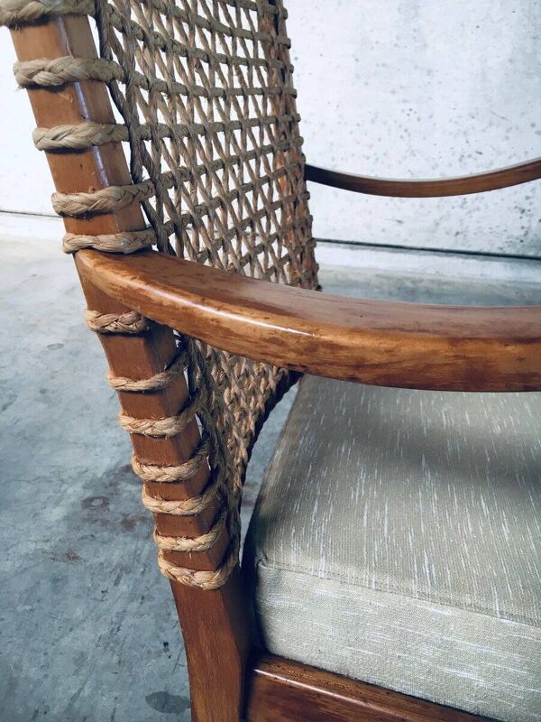 Modernist Easy Chair attributed to Bas van Pelt, Netherlands, 1930s
