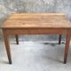 Small oak farmhouse table with large drawer - 110 cm