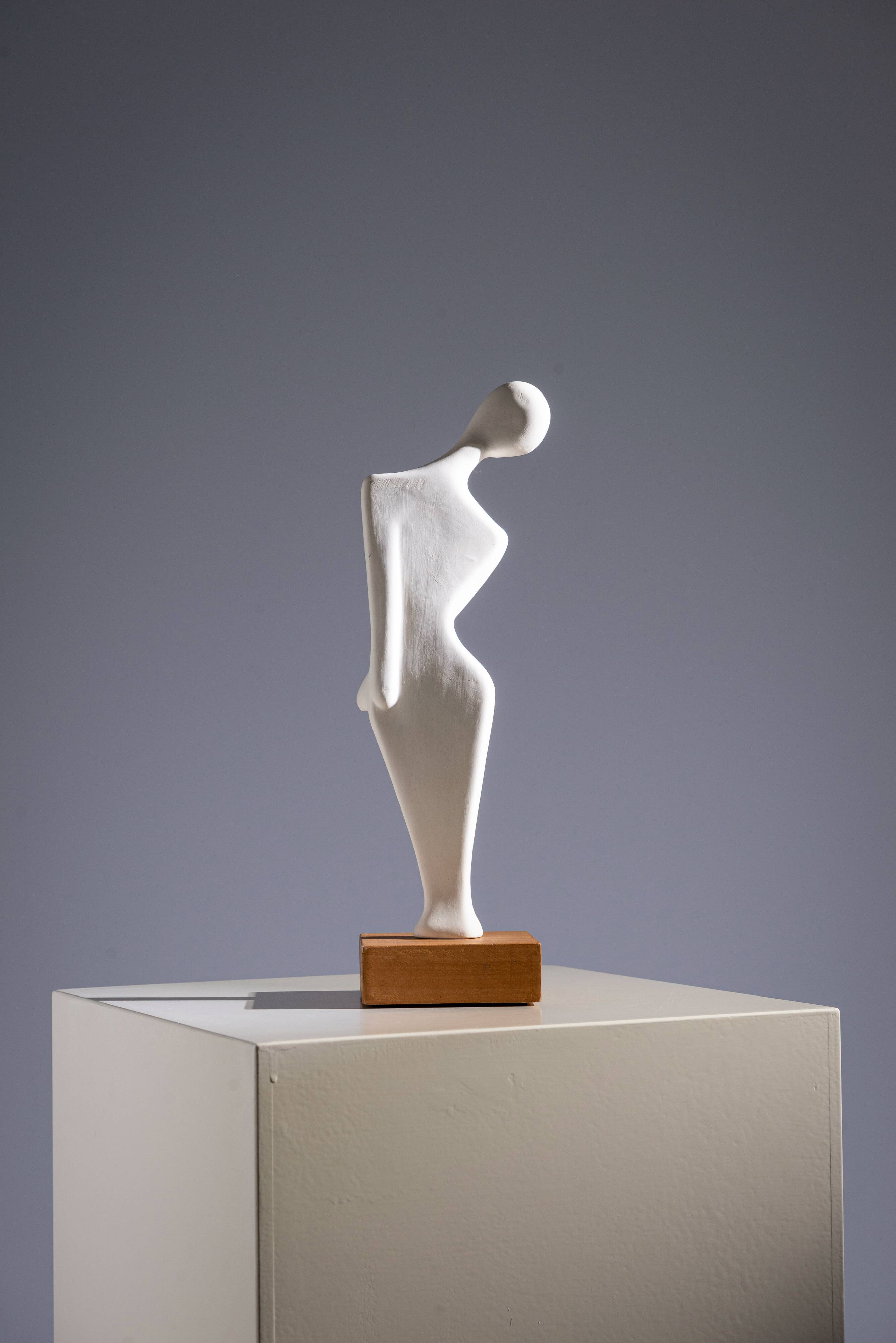 Elegant minimalistic abstract sculpture