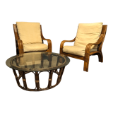 Rattan lounge