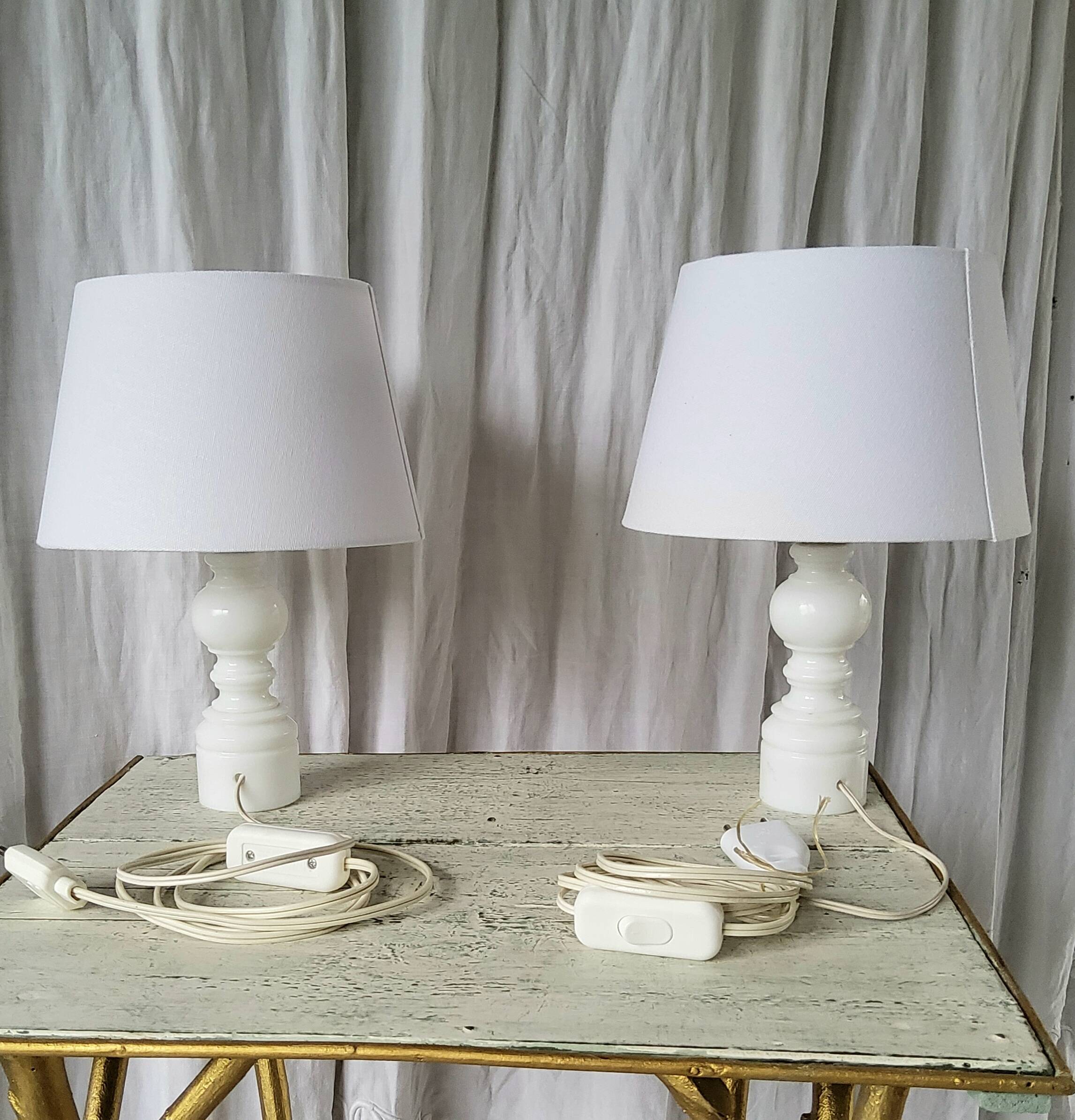 Pair of vintage lamps