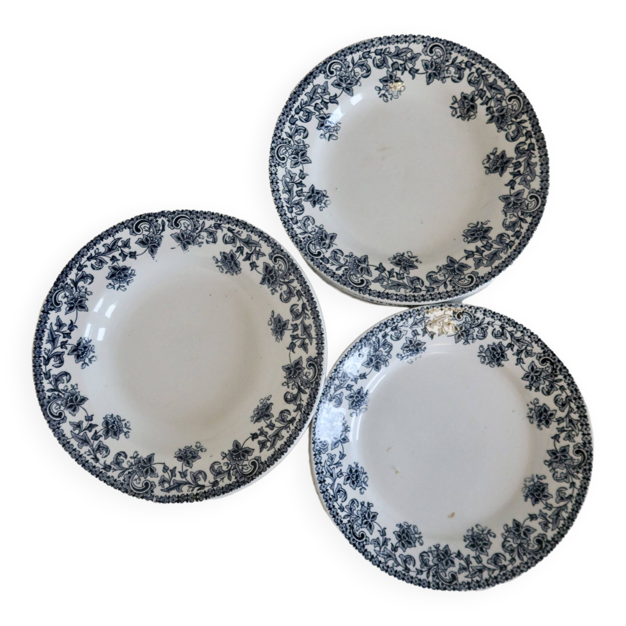 Théière Et Assiette Anciennes Meyercord Décalcomanie – Service 786-B